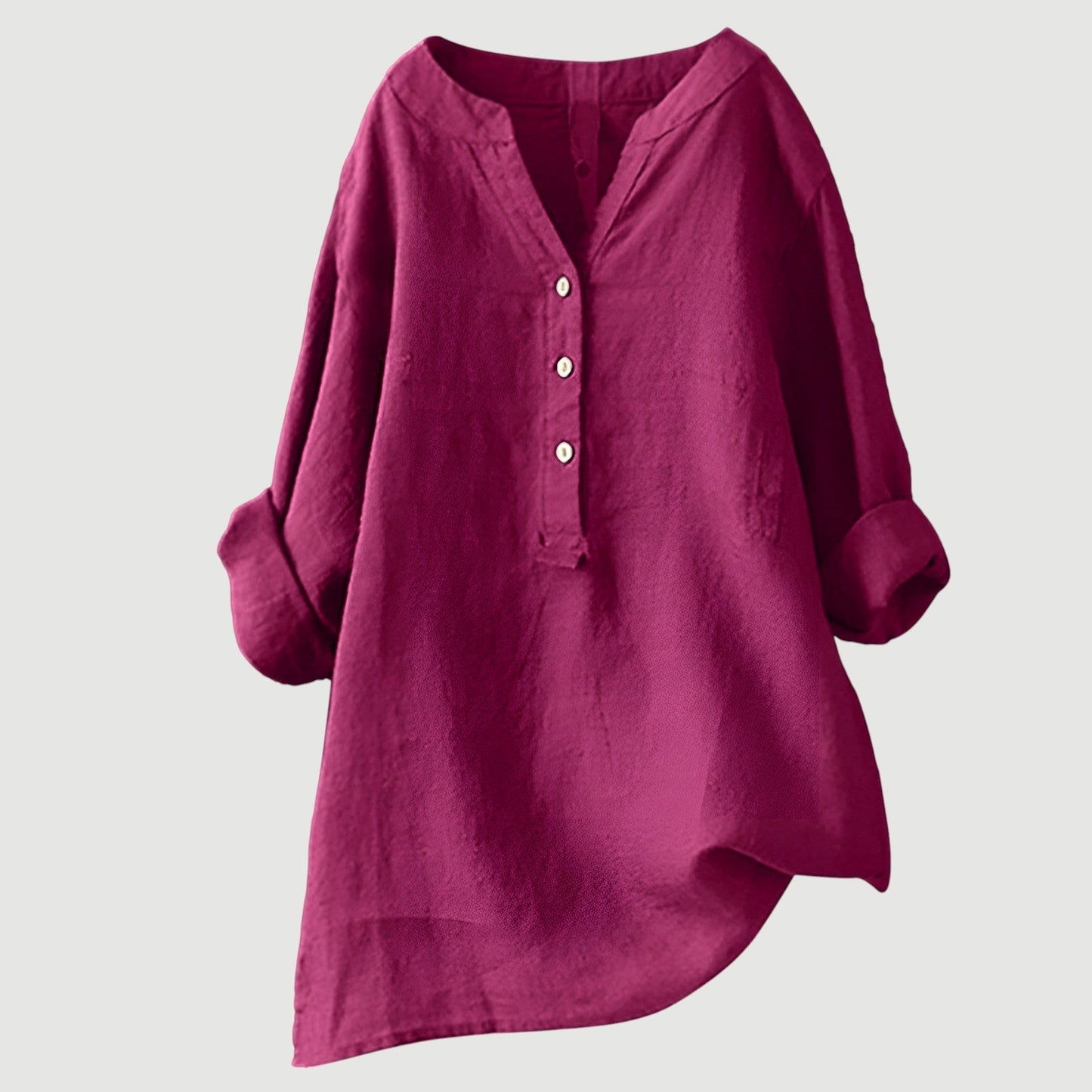 Flora | Airy and Comfortable Button-Up Shirt