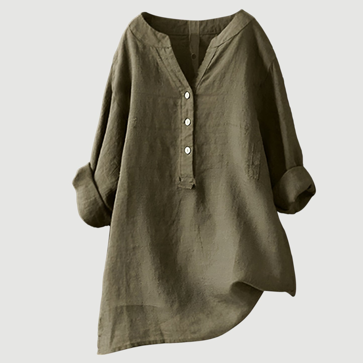 Flora | Airy and Comfortable Button-Up Shirt
