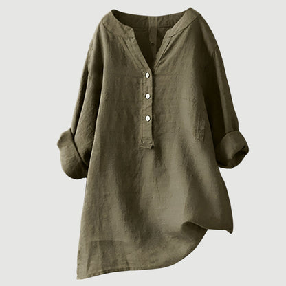Flora | Airy and Comfortable Button-Up Shirt