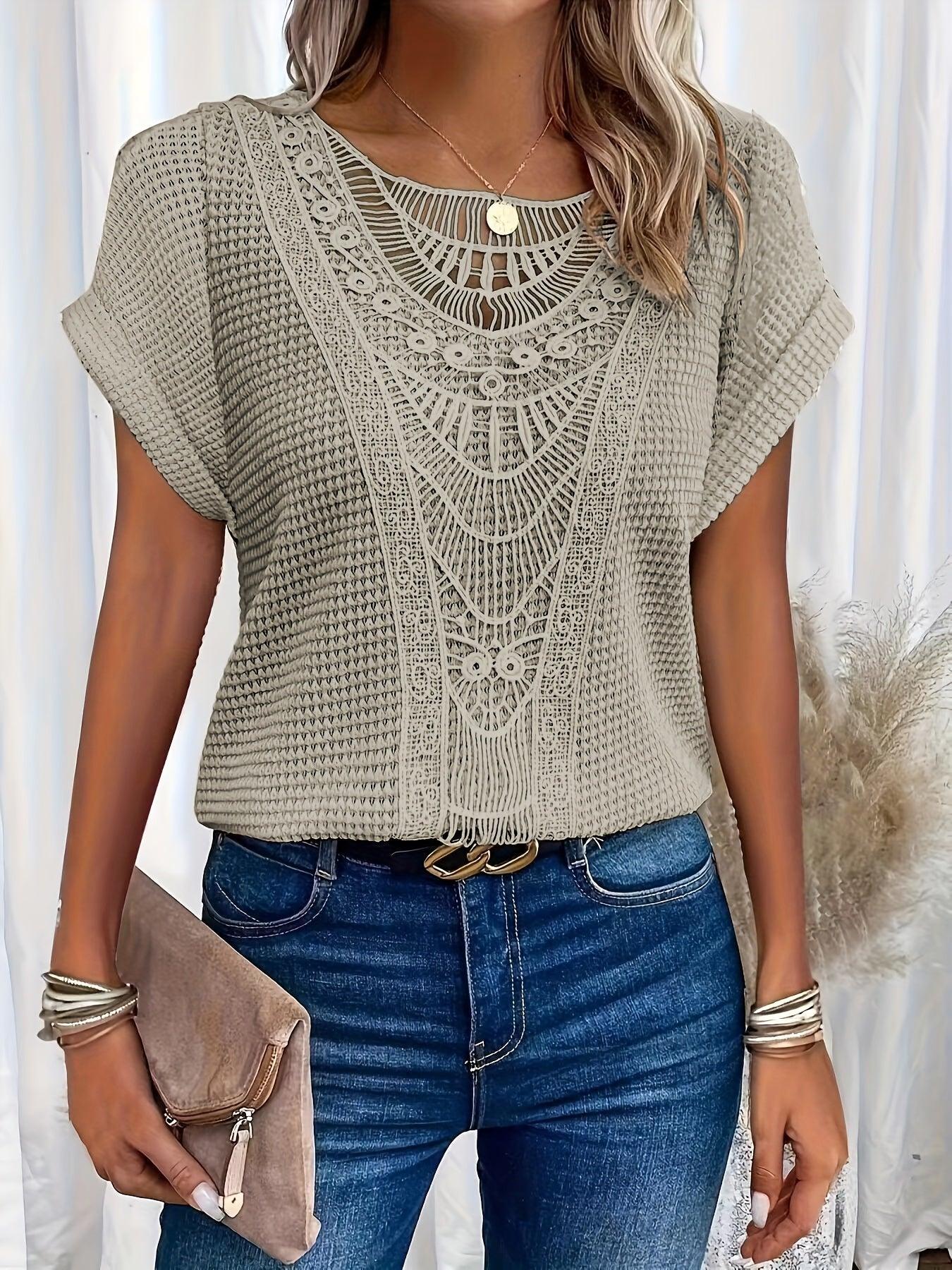 Brooke | Beautifully Detailed Knitted Top