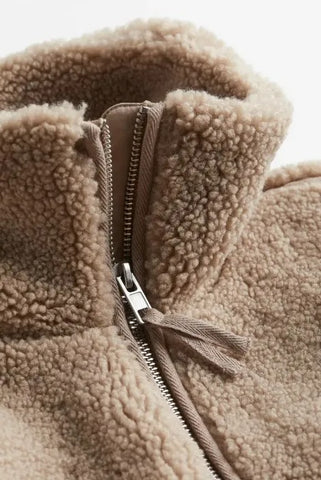 KAJA – Soft teddy coat