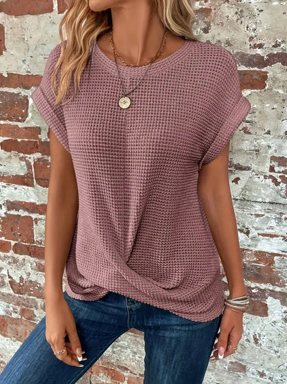 Ellis | Women's Blouse Elegant Round Neck Design